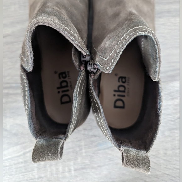 DIBA Layla Suede Taupe Bootie - Picture 9 of 11